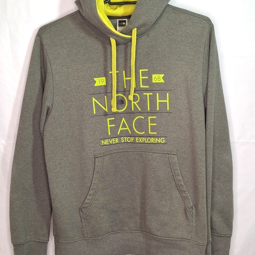 The North Face Green Hoodie size Large